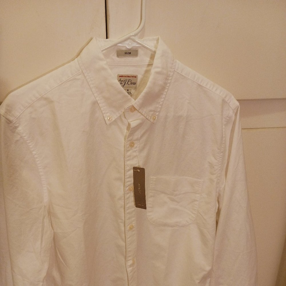 JCrew Pima Cotton Oxford Slim